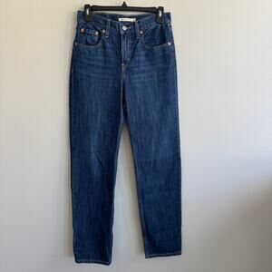 Levi's Women's Straight Leg Jeans - Dark Blue